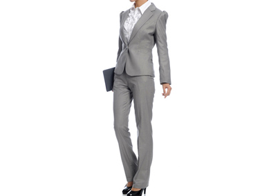 培訓機構英語老師黑色工作服定做