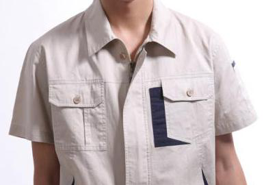 夏季勞保工人工作服訂制細節圖